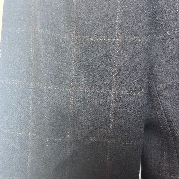 Brooks Brothers Madision 1818 Navy Blue Checked Pattern Mens Blazer  2 Button 42 - Picture 10 of 16